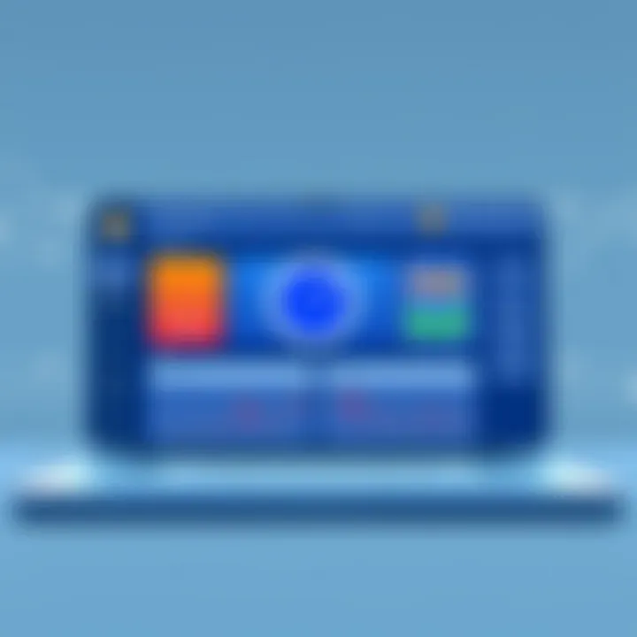 Dashboard view of a clock in and out system showcasing user interface features