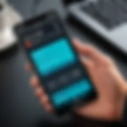 User interface of VoiceEdge app showcasing features