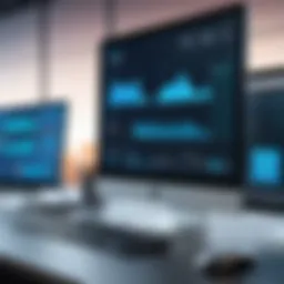Dynamic interface of computer shop management software