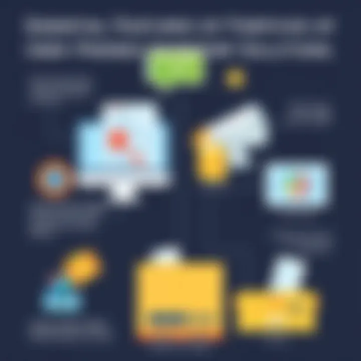 Infographic showcasing key features of user-friendly inventory software