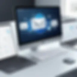 Visual representation of various email marketing tools