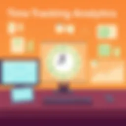 Visual representation of time tracking analytics