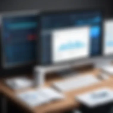 Visual representation of database management tools