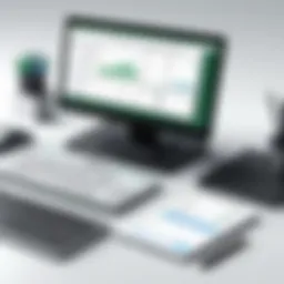 Visual representation of Excel accounting tools