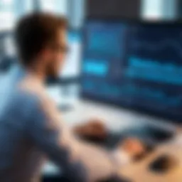 Visualization of Geotab Dispatch interface showcasing features