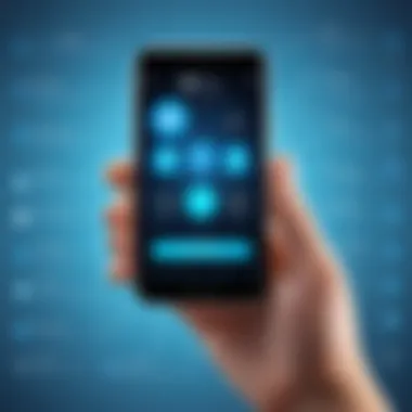 The Capabilities of IVR Technology An abstract representation of IVR technology showcasing its capabilities and features.