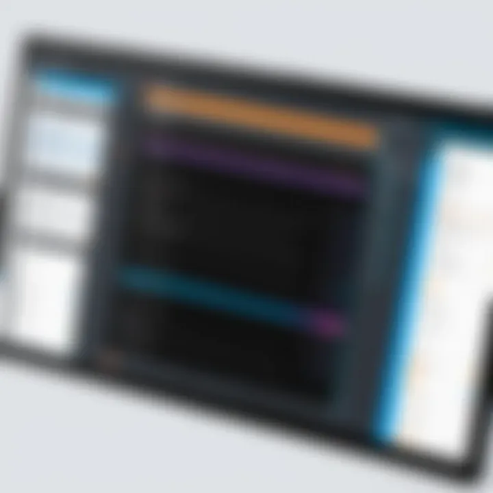 User interface demonstrating maintenance task management