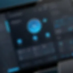 An innovative micro team app interface showcasing collaboration features