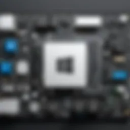 A visual representation of Microsoft Power Automate interface showcasing various automation tools.