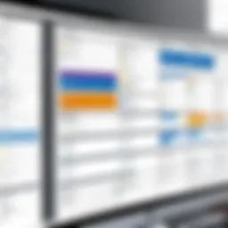 Visual representation of Kanban board features in Microsoft Project