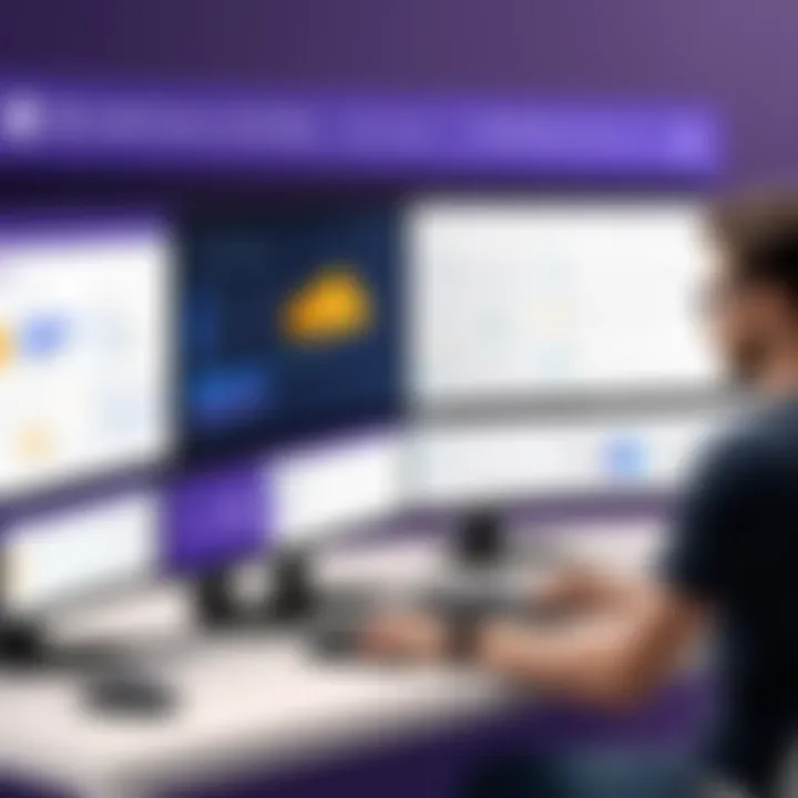 User interface of Microsoft Teams and Zoom