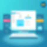 Visualization of Microworks Prism's user interface highlighting customization options