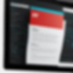 Showcasing user interface of PDF fill software