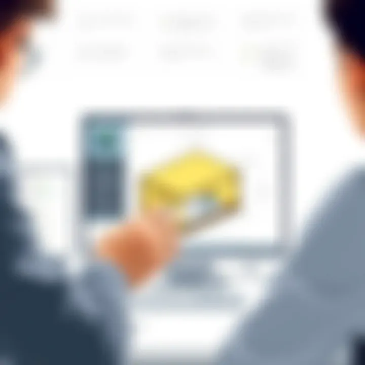 A screenshot of a project being designed using CAD software