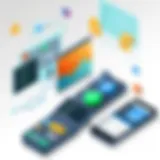 Showcasing the diversity of software applications on Android devices.