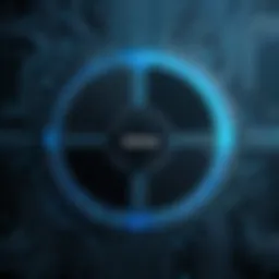 Visual representation of symmetric encryption process