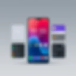 A modern Android clock app showcasing various features