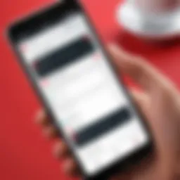 User engaging with Twilio SMS chat interface on a mobile device