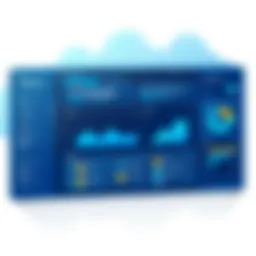 Illustration of VMware dashboard showcasing trial features