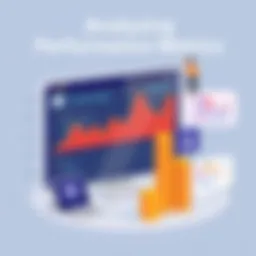 Visual representation of website performance metrics