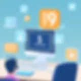 Customer support interface showcasing Five9 services
