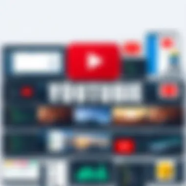 Collection of royalty-free images for YouTube