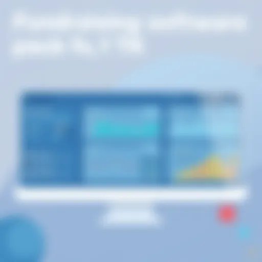 Visual representation of fundraising software dashboard