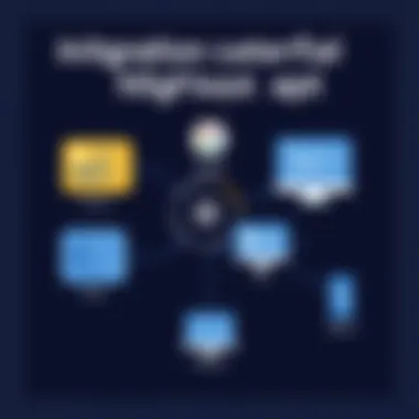 Integration Capabilities of Highrise App A diagram illustrating the integration capabilities of the Highrise app with other platforms.