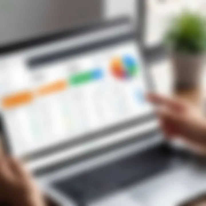 Screenshot of QuickBooks dashboard showcasing expense tracking features