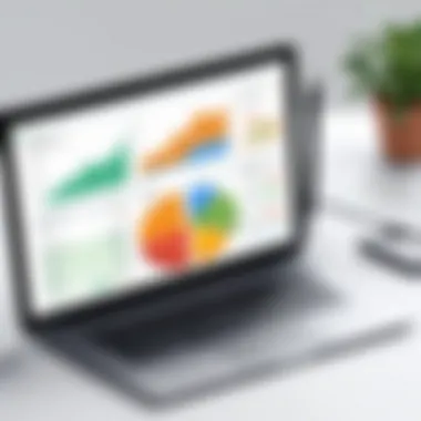 Graph illustrating financial insights from itemized expenses in QuickBooks