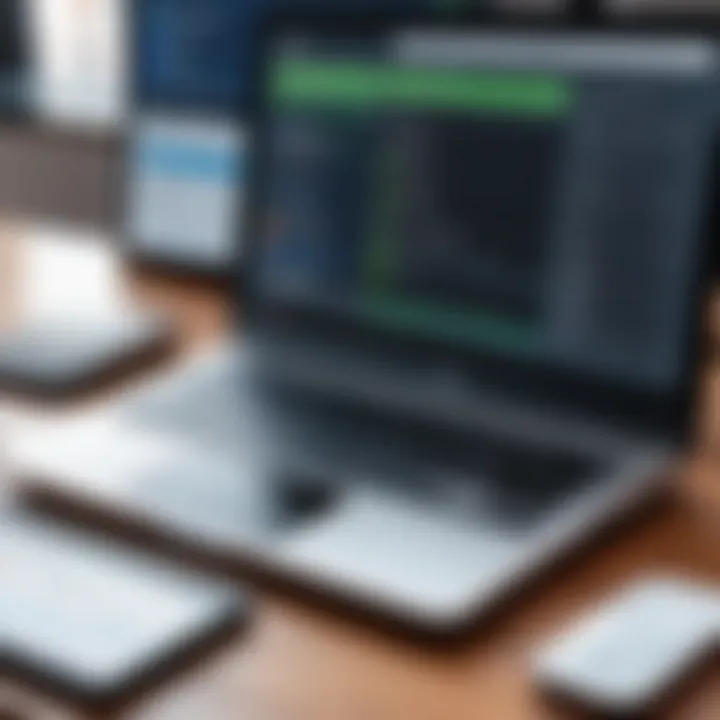 Highlighted settings menu in QuickBooks for expense categorization