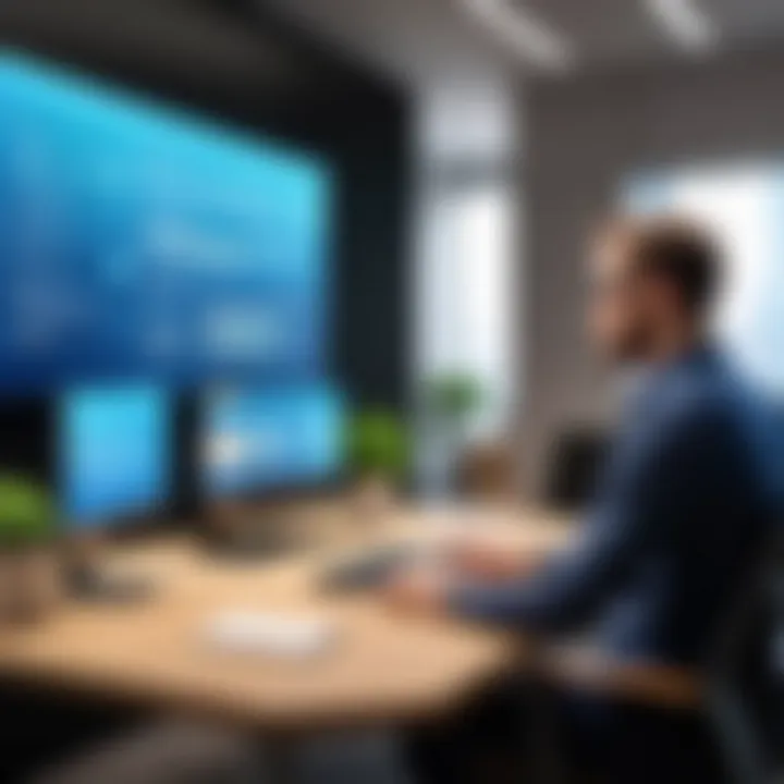 A visual representation of user experience in hybrid conferencing environments.