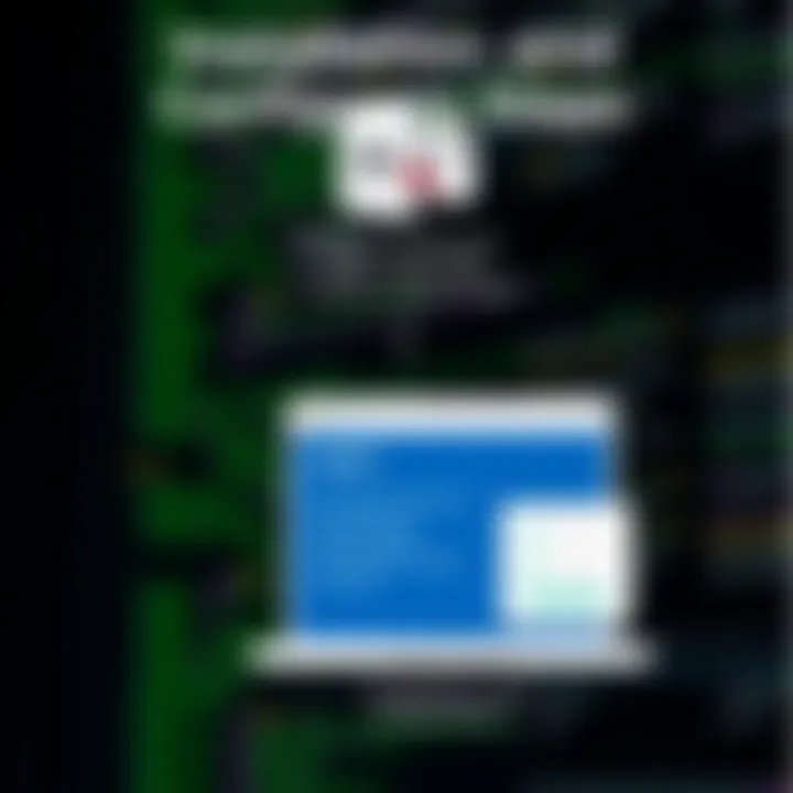 Installation and Configuration Steps Graphic demonstrating the installation and configuration steps for the HubSpot Outlook Plugin.