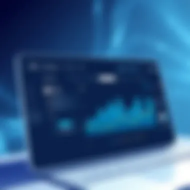 A visual representation of WaveApps dashboard illustrating financial analytics