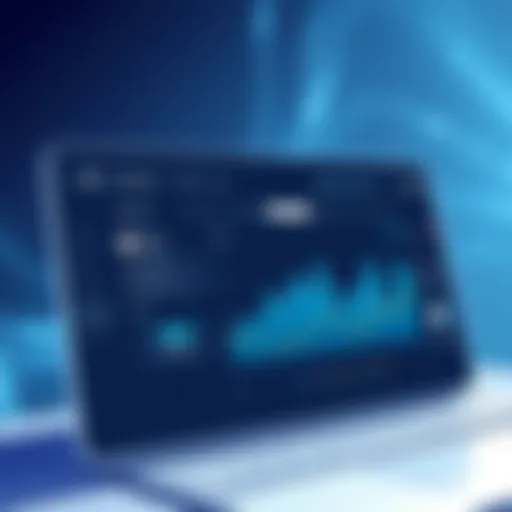 A visual representation of WaveApps dashboard illustrating financial analytics