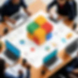 Dynamic interface of Zoho Teams showcasing collaboration tools