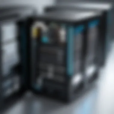 Illustration of user experience in a digital storage environment
