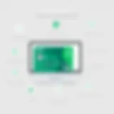 Visual representation of the Intuit QuickBooks Debit Card features