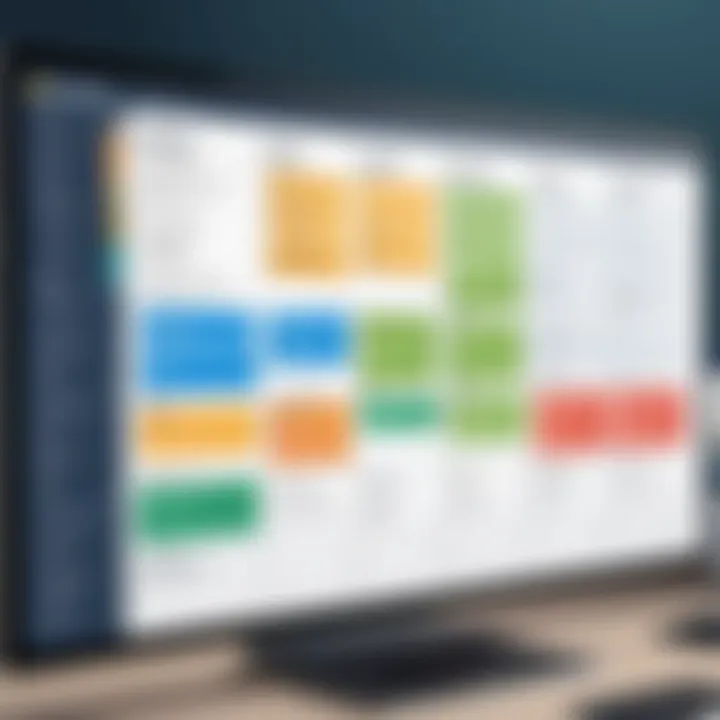 A visual chart highlighting the benefits of using Kanban in various fields