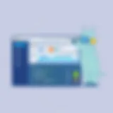 Visual representation of Kindful CRM dashboard