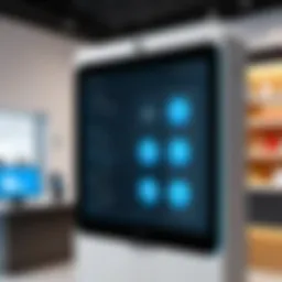 A well-designed kiosk interface showcasing intuitive navigation.