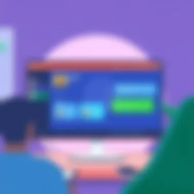 Streamlined Collaboration in Microsoft Teams Collaboration features in Microsoft Teams displayed on a screen