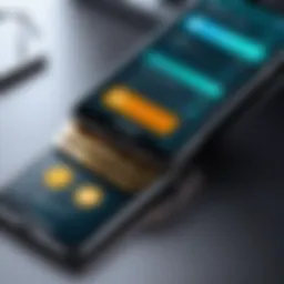 Illustration of Lumi Wallet interface showcasing various cryptocurrencies