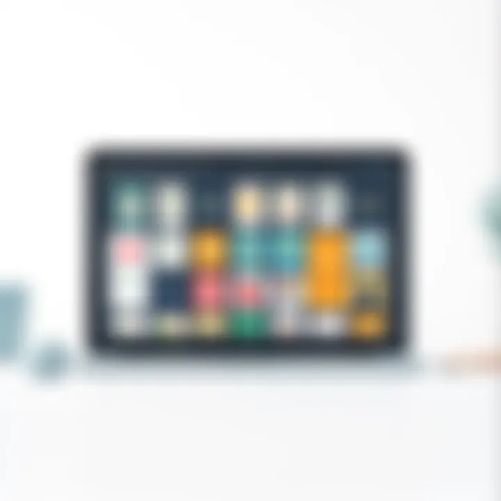 Creative design software interface showcasing greeting card templates