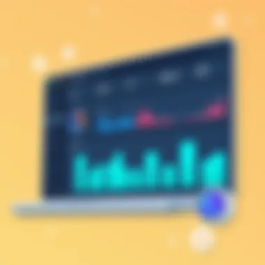 Dashboard view showcasing project metrics and progress