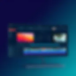 User interface of Movavi Video Editor showcasing editing tools