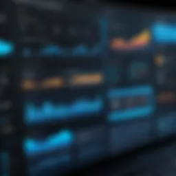 Cloud quoting software dashboard showcasing key metrics