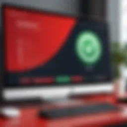 User interface of ExpressVPN application