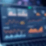 Data analytics dashboard showcasing user engagement metrics