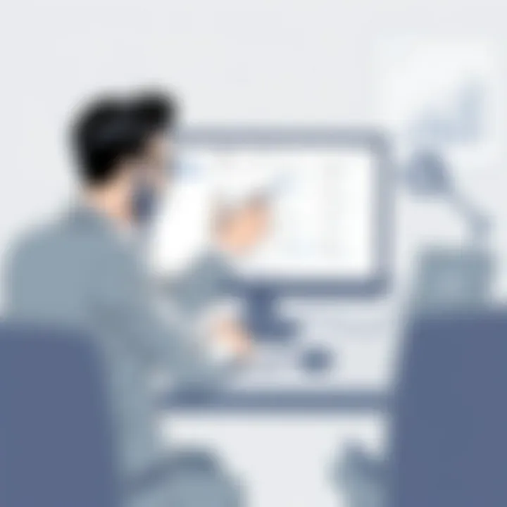 A business professional optimizing their schedule using appointment software